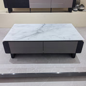 Coffee Table Super Crystal Stone‌ Baking Paint Wood Veneer‌ LKL035CTAYG | LEUKHOME