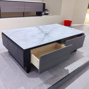 Coffee Table Super Crystal Stone‌ Baking Paint Wood Veneer‌ LKL035CTAYG | LEUKHOME