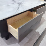 Coffee Table Super Crystal Stone‌ Baking Paint Wood Veneer‌ LKL035CTAYG | LEUKHOME