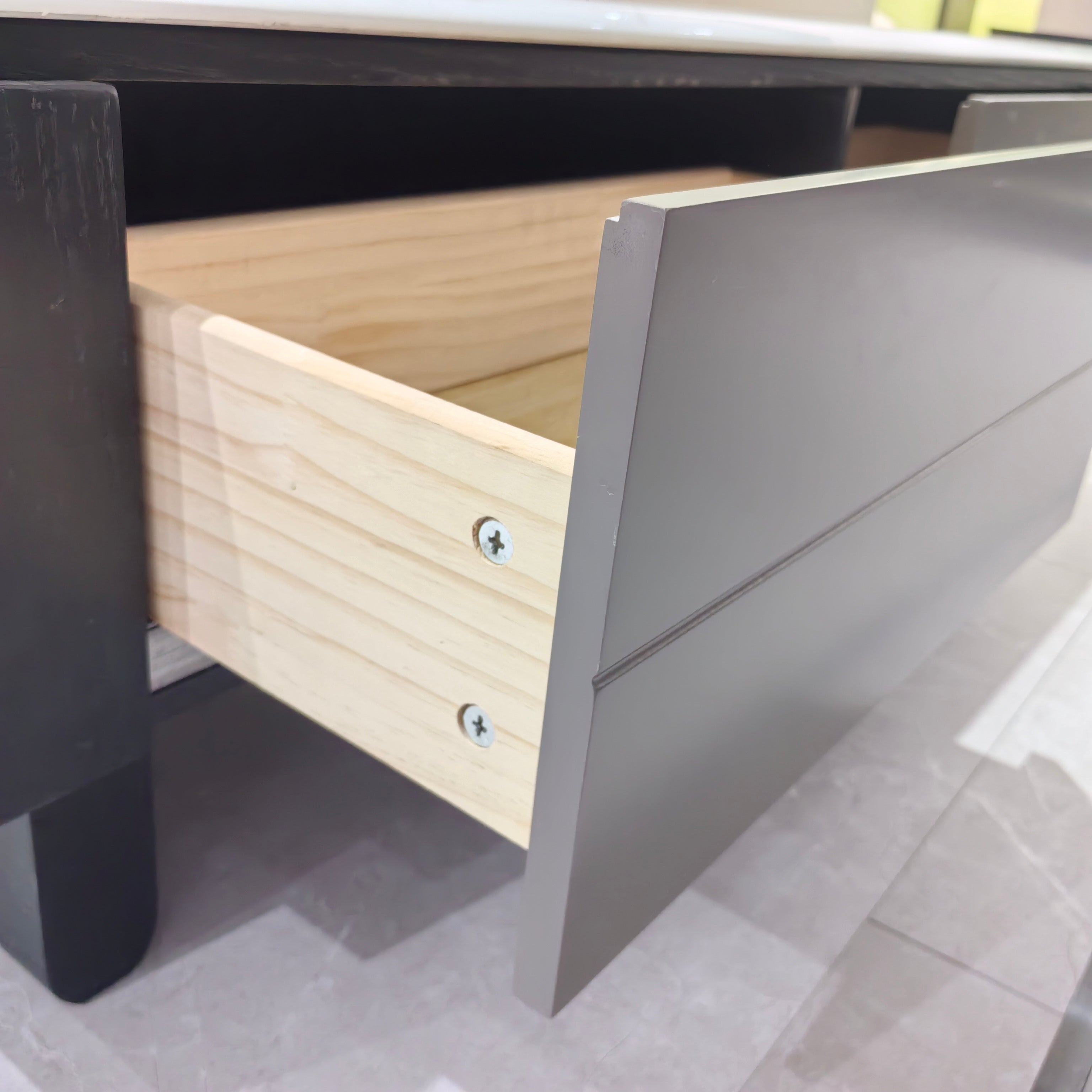 Coffee Table Super Crystal Stone‌ Baking Paint Wood Veneer‌ LKL035CTAYG | LEUKHOME