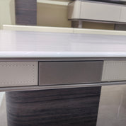 Coffee Table Artificial Stone Baking Paint Wood Veneer‌ LKL052CTAYG | LEUKHOME