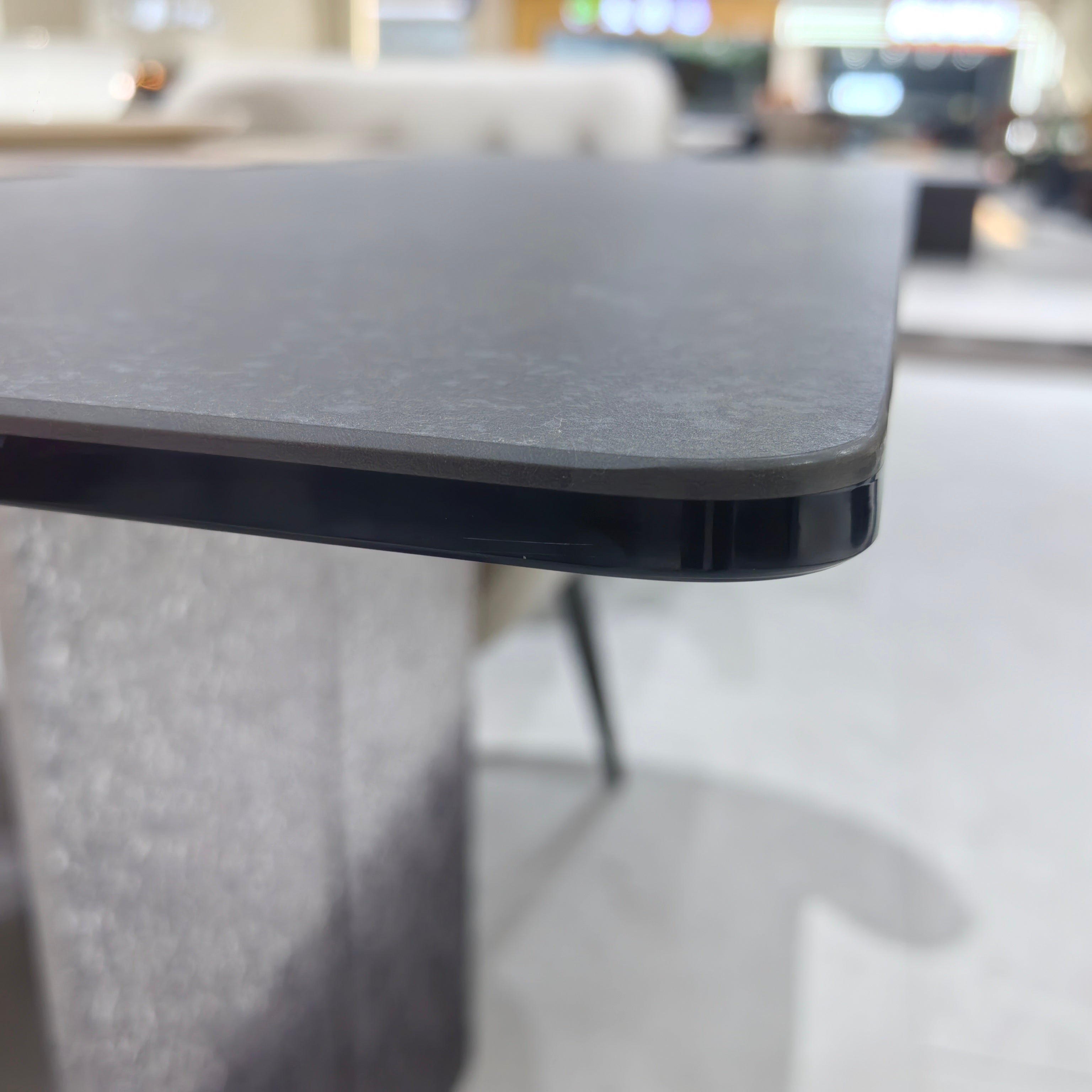 Dining Table Composite Sintered Stone Acrylic LKD031DTAYG | LEUKHOME