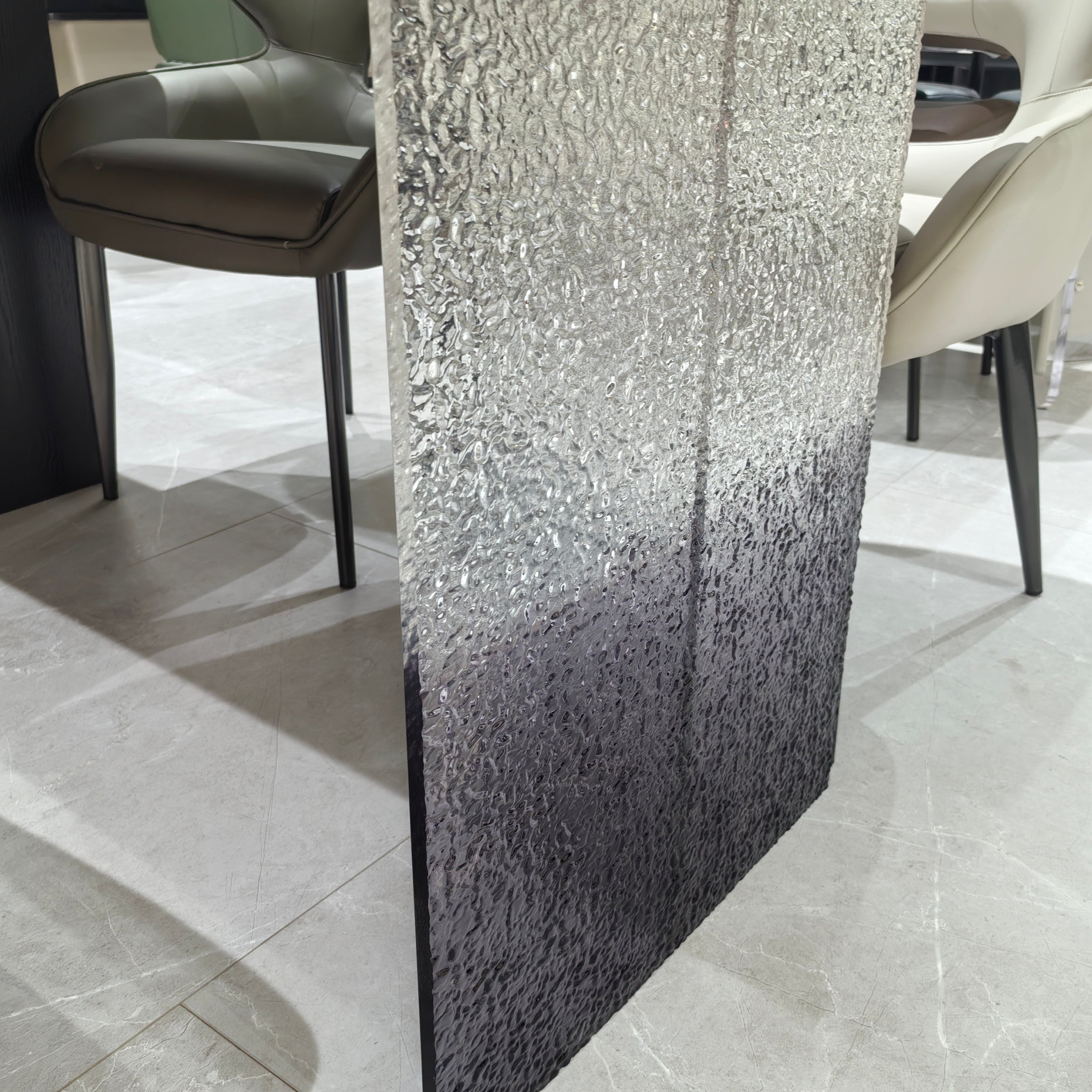 Dining Table Composite Sintered Stone Acrylic LKD031DTAYG | LEUKHOME