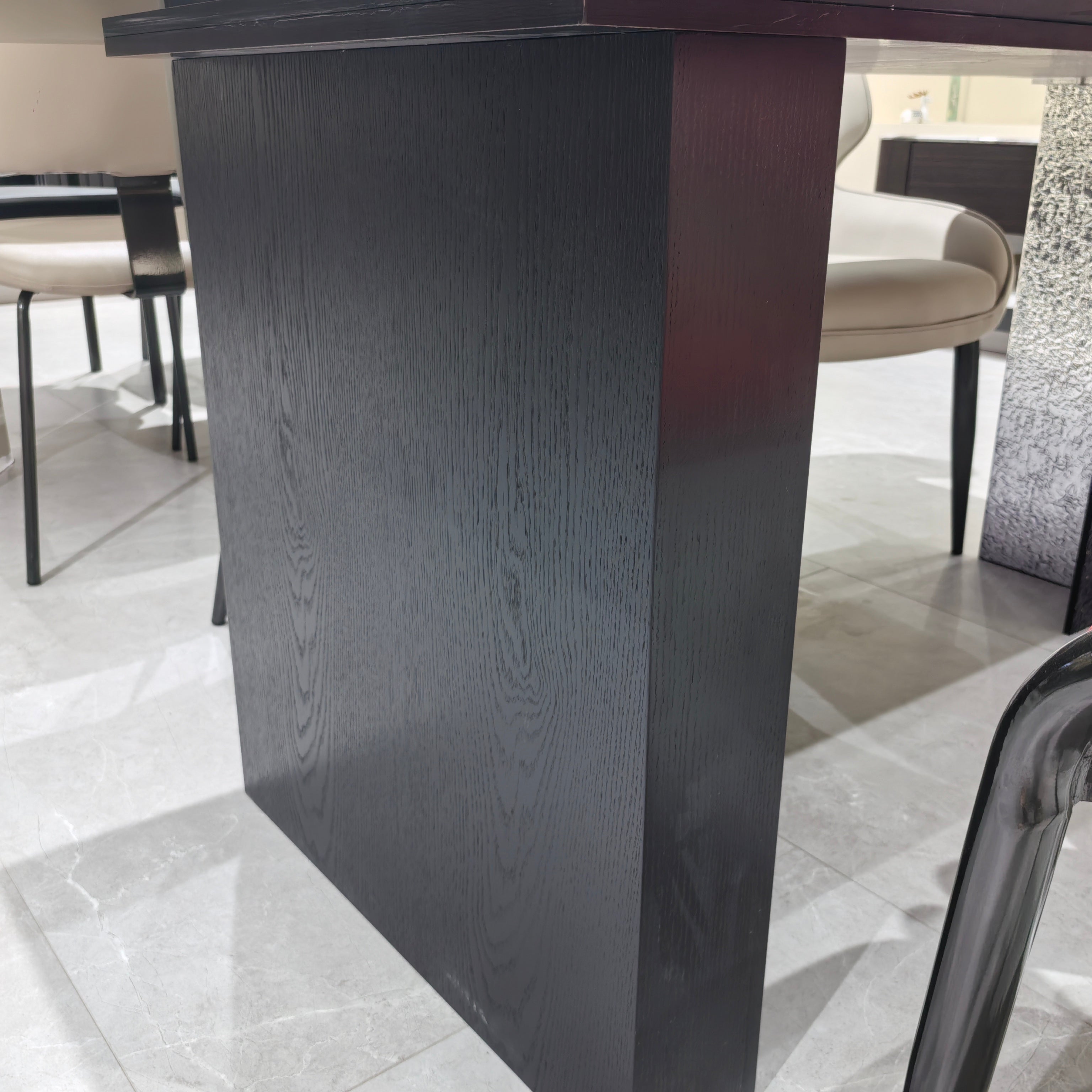 Dining Table Composite Sintered Stone Acrylic LKD031DTAYG | LEUKHOME