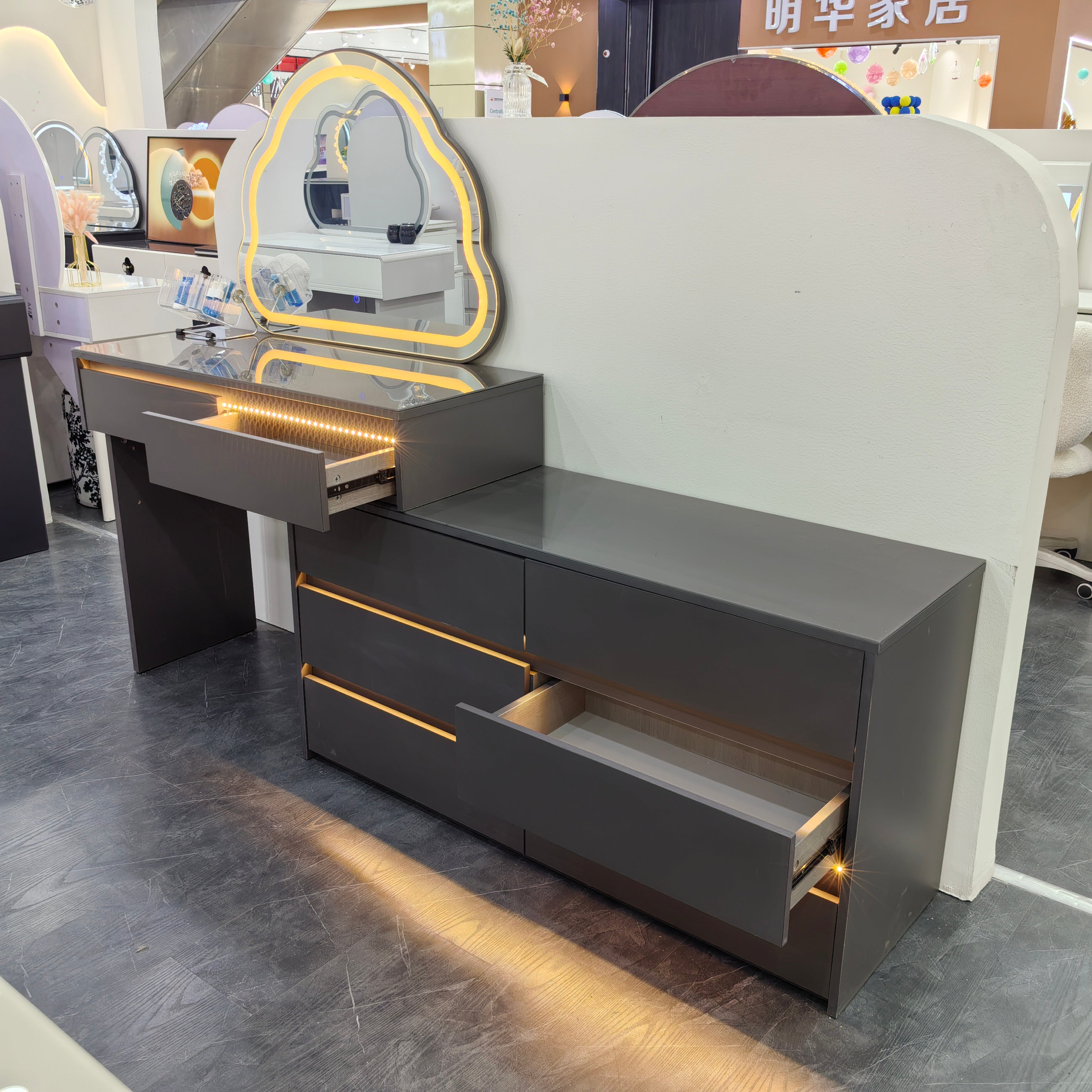 Dresser Melamine Board LKB001DSSQM | LEUKHOME