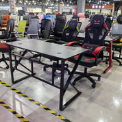 Gaming Table Carbon Fiber Texture Surface LKG019GTYN | LEUKHOME