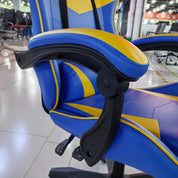 Gaming Chair Blue Adjustable Height (1 Chair) LKG003GCYN | LEUKHOME