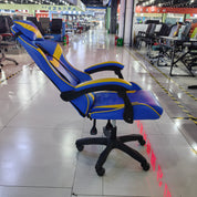 Gaming Chair Blue Adjustable Height (1 Chair) LKG003GCYN | LEUKHOME