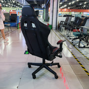 Gaming Chair Black Adjustable Height (1 Chair) LKG004GCYN | LEUKHOME