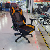 Gaming Chair Yellow Adjustable Height (1 Chair) LKG005GCYN | LEUKHOME