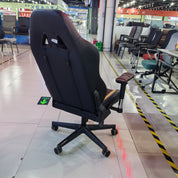 Gaming Chair Yellow Adjustable Height (1 Chair) LKG005GCYN | LEUKHOME