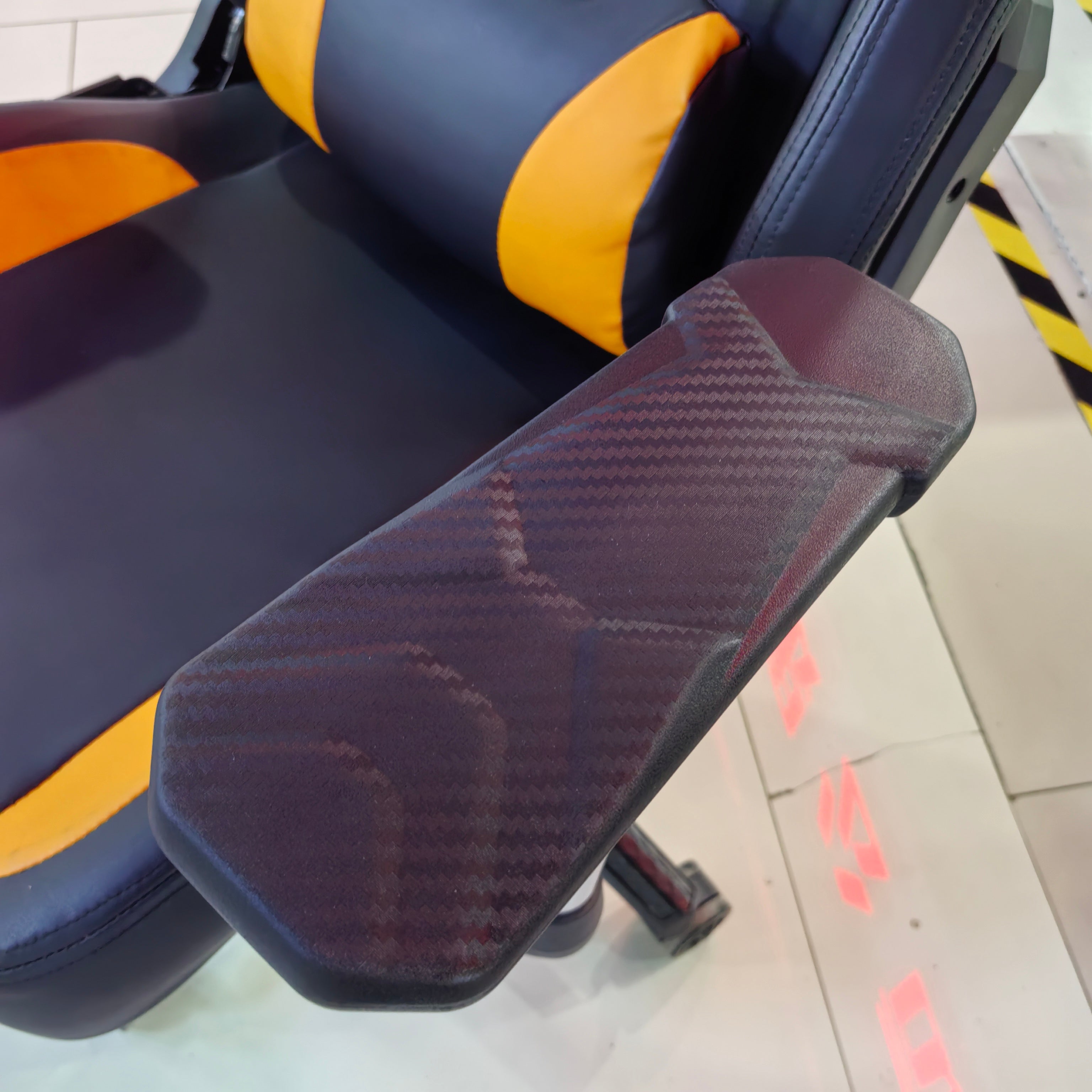 Gaming Chair Yellow Adjustable Height (1 Chair) LKG005GCYN | LEUKHOME