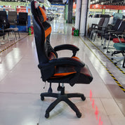 Gaming Chair Orange Adjustable Height (1 Chair) LKG006GCYN | LEUKHOME