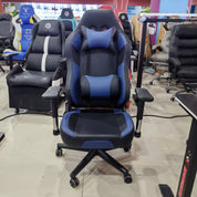 Gaming Chair Blue Adjustable Height (1 Chair) LKG009GCYN | LEUKHOME