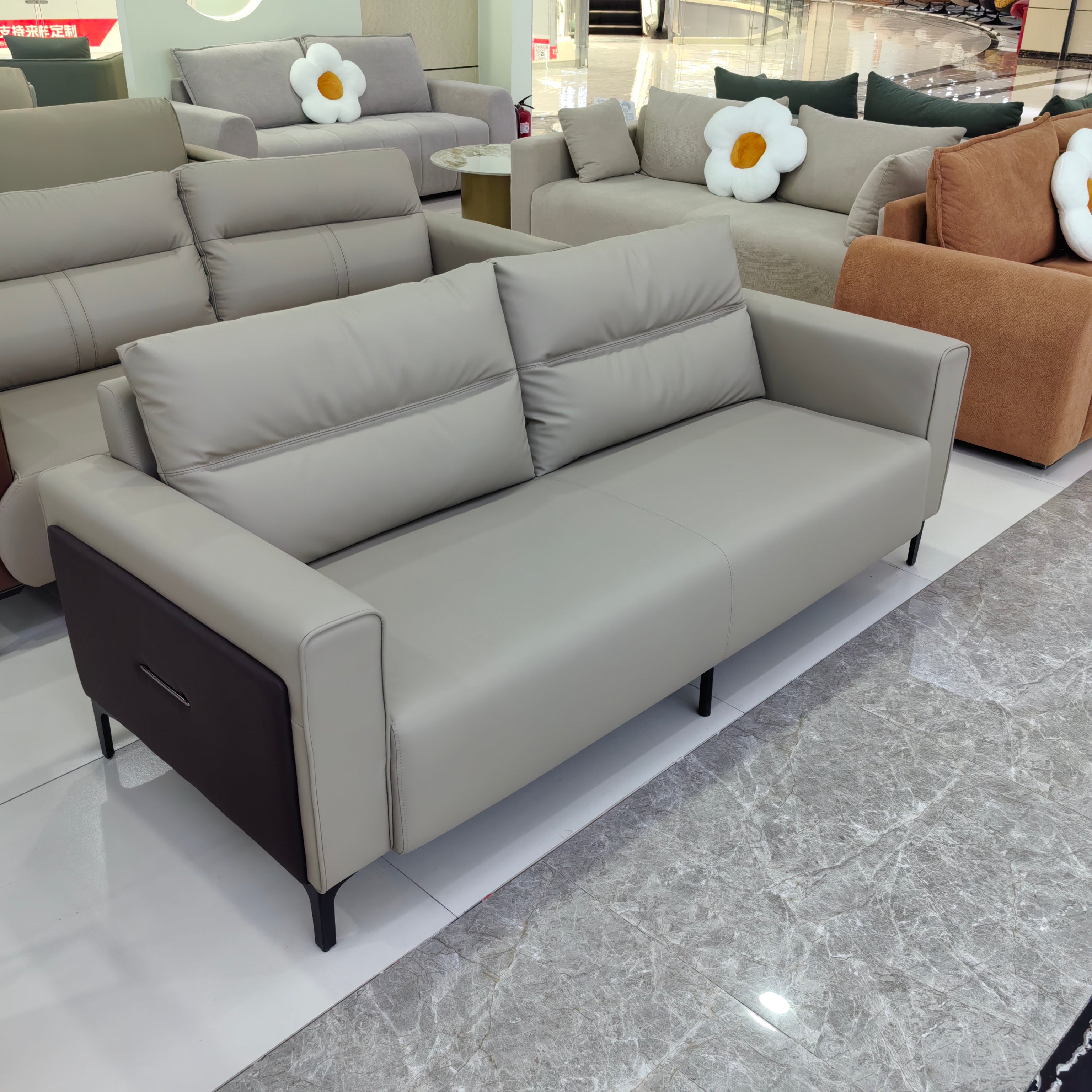 Sofa Eco Leather LKL019SFPLL | LEUKHOME