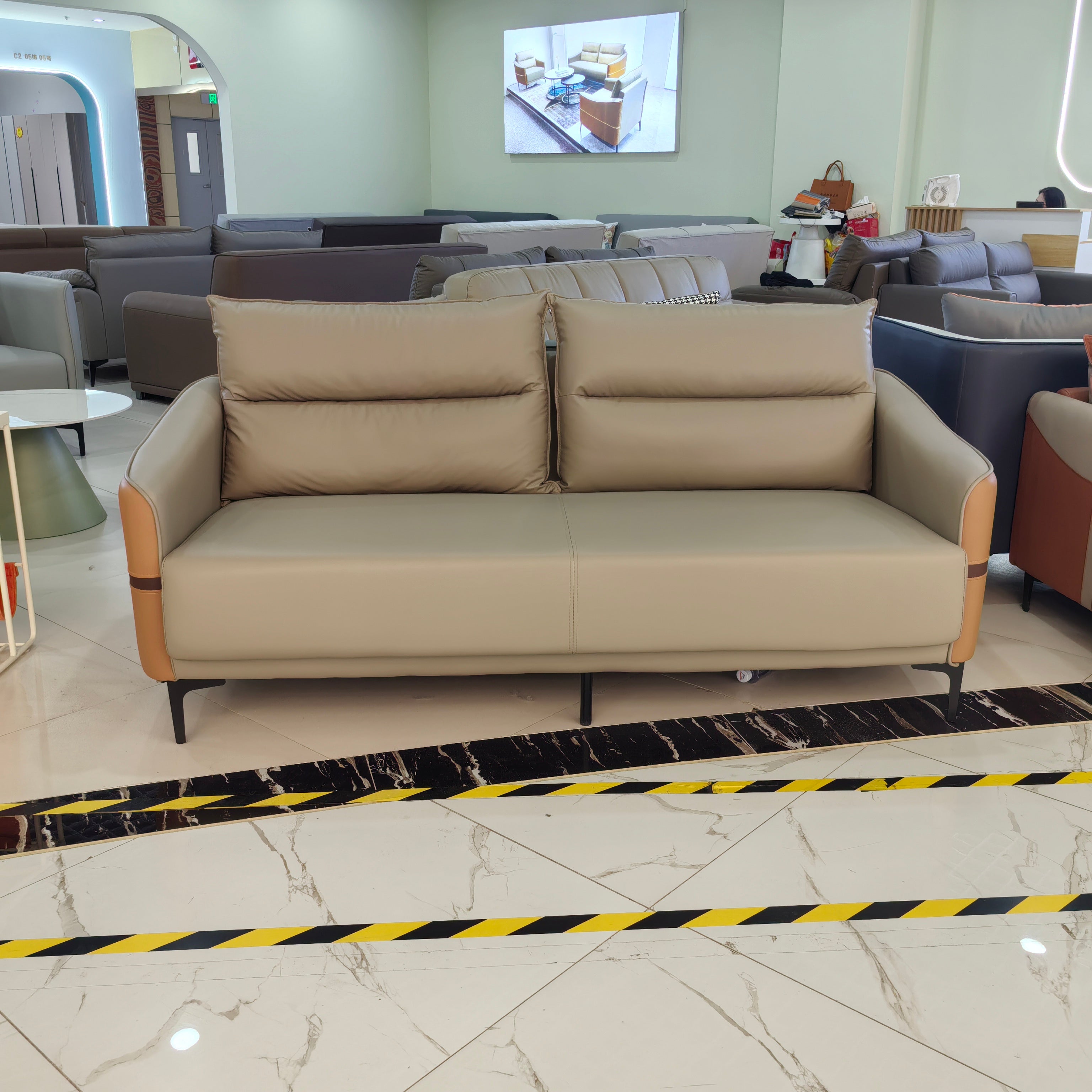 Sofa Eco Leather LKL013SFPLL | LEUKHOME