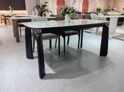 Dining Table Super Crystal Wood Veneer LKD088DTDSBL | LEUKHOME