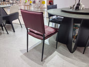 Dining Table PU (2 Chairs) LKD093DCDSBL | LEUKHOME