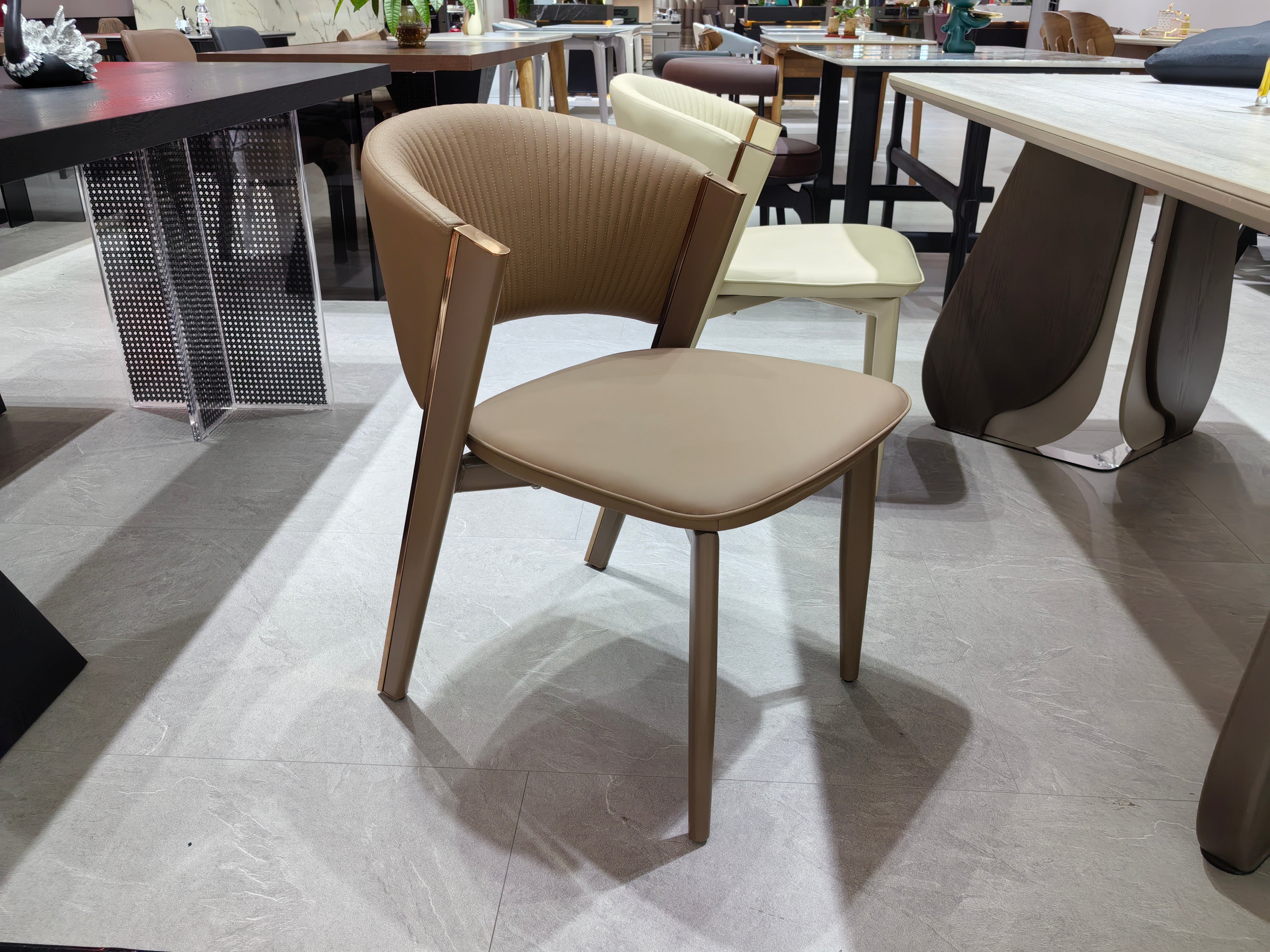 Dining Table PU (2 Chairs) LKD094DCDSBL | LEUKHOME