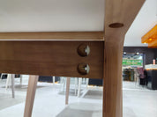 Dining Table Sintered Stone Oak LKD086DTDSBL | LEUKHOME