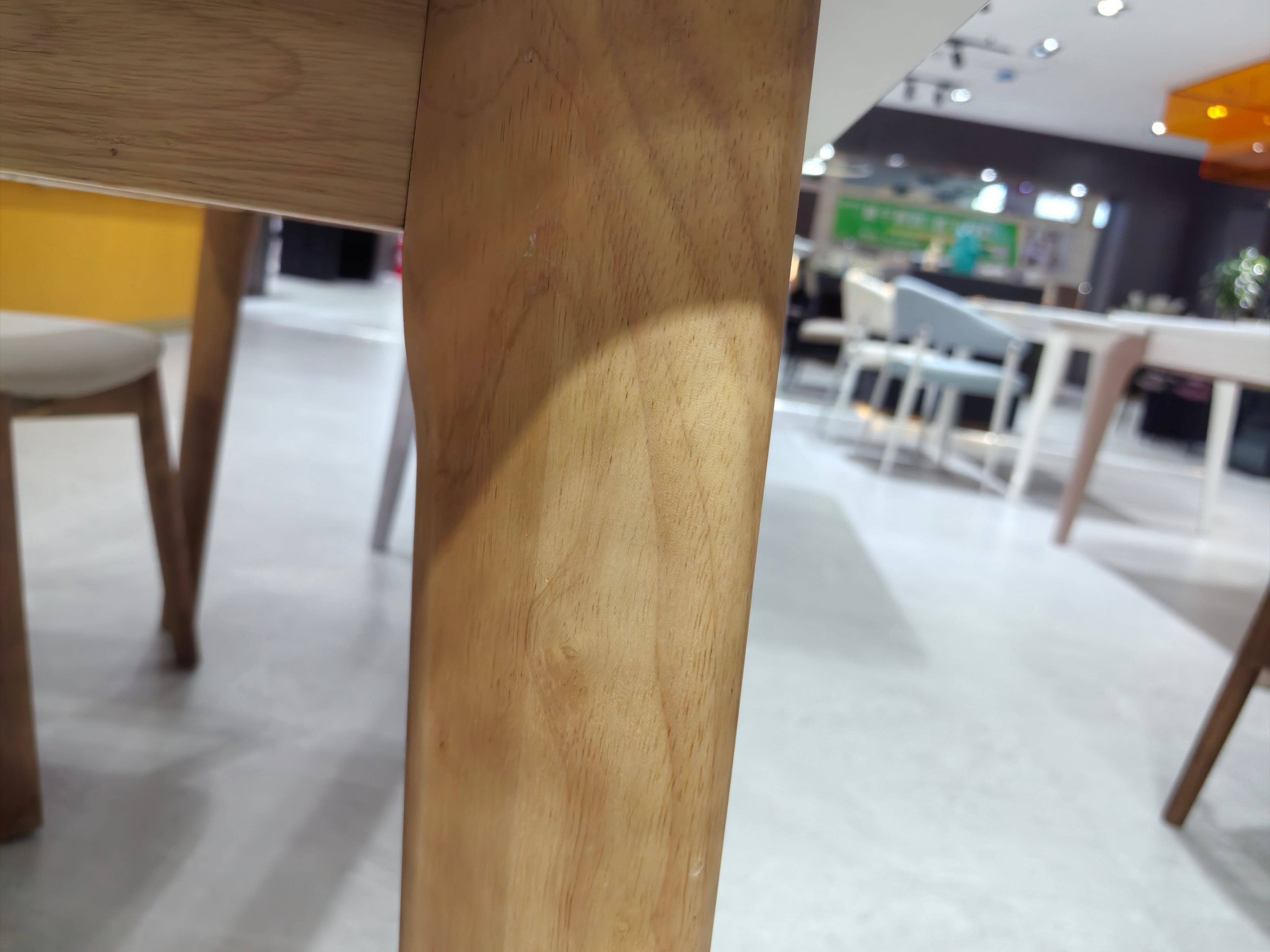 Dining Table Sintered Stone Oak LKD087DTDSBL | LEUKHOME