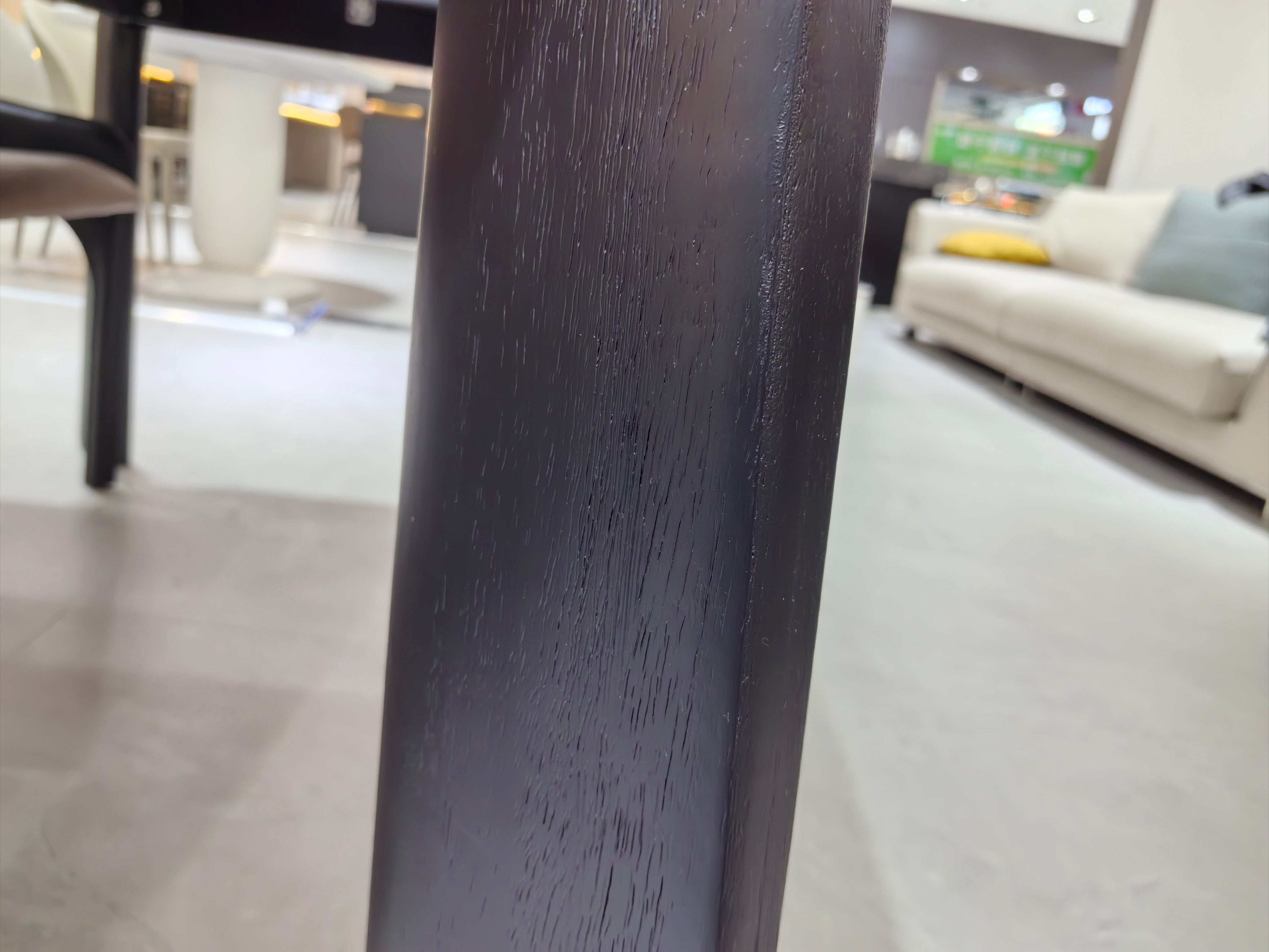 Dining Table Super Crystal Wood Veneer LKD088DTDSBL | LEUKHOME