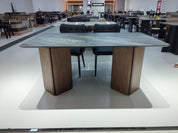 Dining Table Super Crystal Wood Veneer LKD077DTSSJ | LEUKHOME