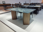 Dining Table Super Crystal Wood Veneer LKD077DTSSJ | LEUKHOME