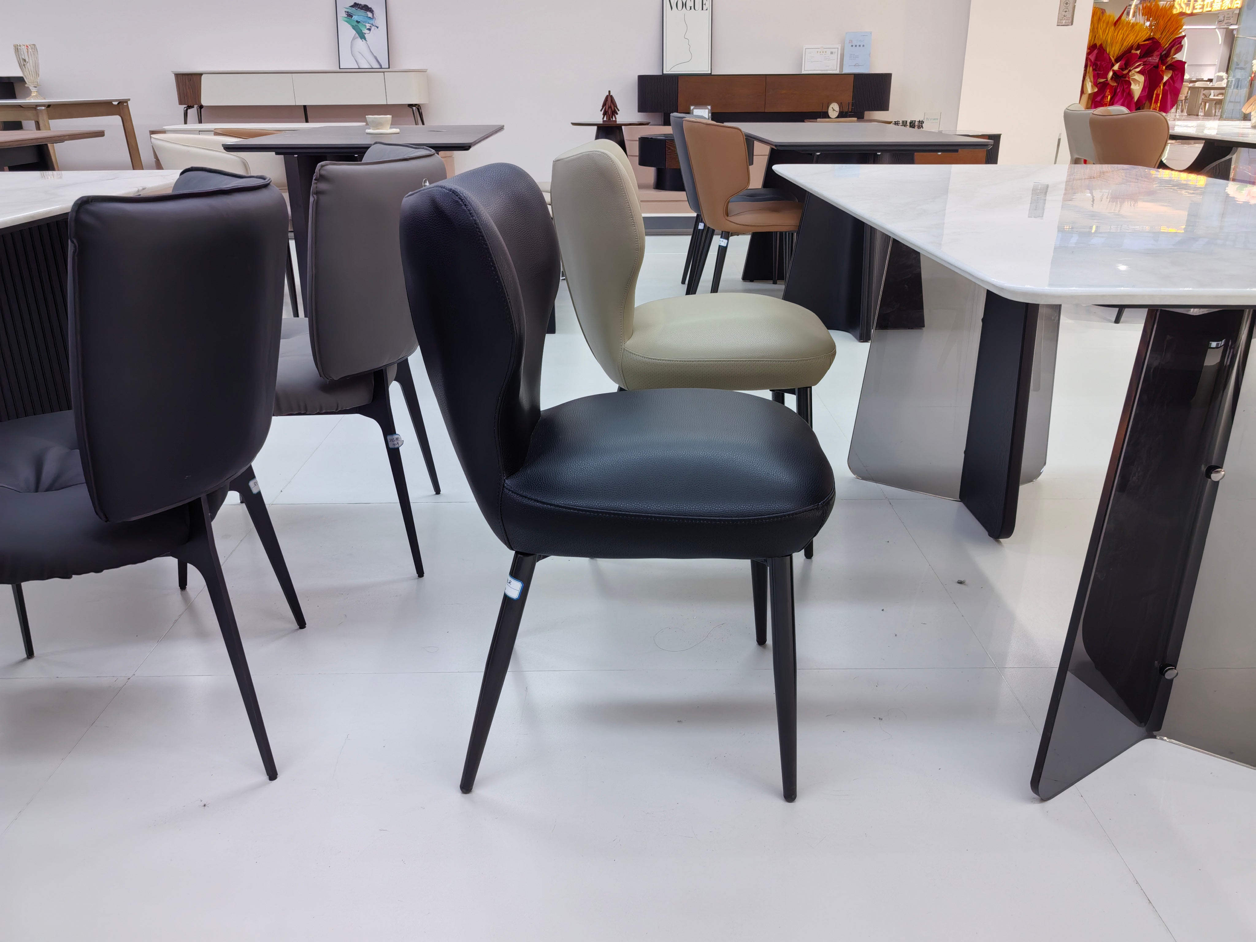 Dining Chair PU (2 Chairs) LKD083DCSSJ | LEUKHOME