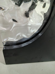 Dining Table Super Crystal Solid Wood Acrylic LKD096DTHX | LEUKHOME