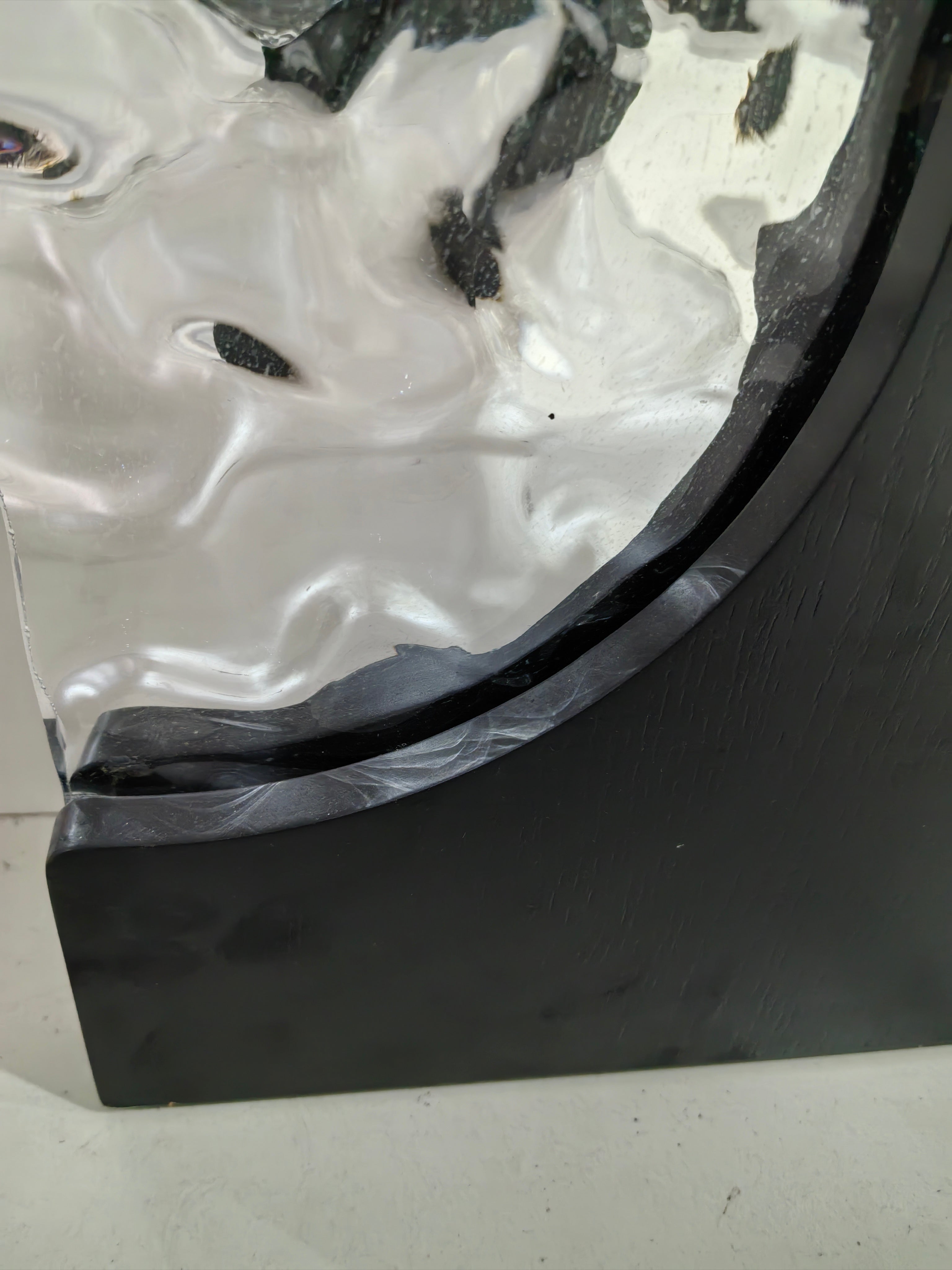 Dining Table Super Crystal Solid Wood Acrylic LKD096DTHX | LEUKHOME