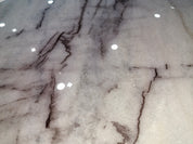 Dining Table Super Crystal Solid Wood Stainless Steel LKD098DTHX | LEUKHOME