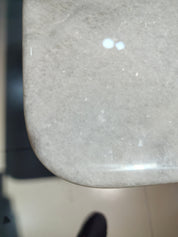 Dining Table Super Crystal Solid Wood Stainless Steel LKD098DTHX | LEUKHOME