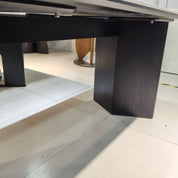 Dining Table Sintered Stone Wood Veneer LKD099DTHX | LEUKHOME