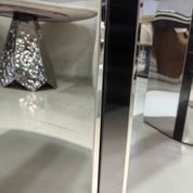 Dining Table Marble Stainless Steel LKD100DTHX | LEUKHOME