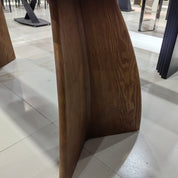 Dining Table Sintered Stone Wood Veneer LKD101DTHX | LEUKHOME