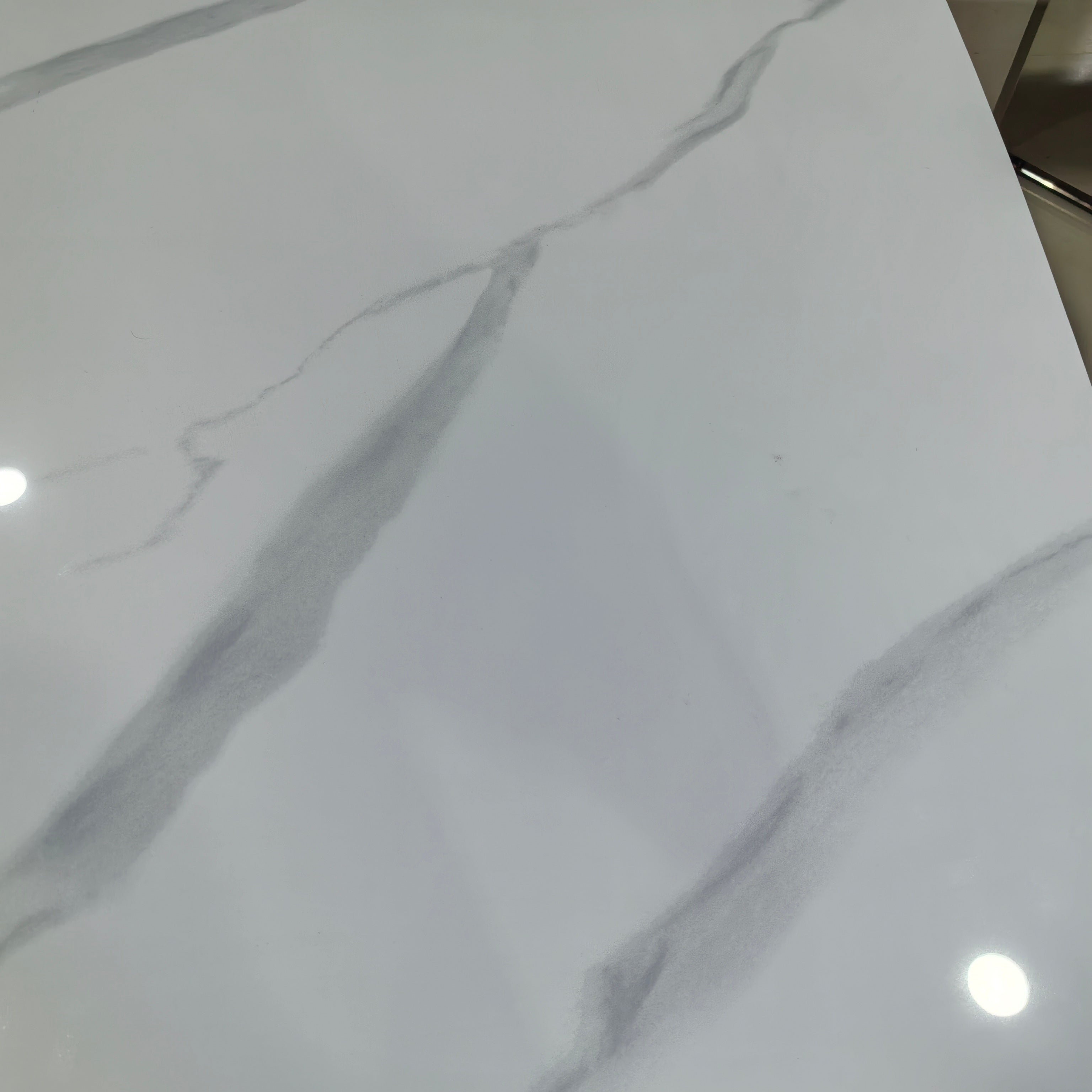 Dining Table Sintered Stone Carbon Steel LKD102DTHX | LEUKHOME