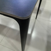 Dining Table Sintered Stone Carbon Steel LKD103DTHX | LEUKHOME
