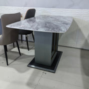 Dining Table Super Crystal Carbon Steel LKD104DTHX | LEUKHOME