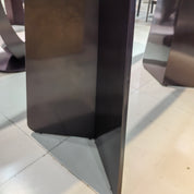 Dining Table Sintered Stone Carbon Steel LKD109DTHX | LEUKHOME
