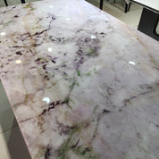 Dining Table Super Crystal Stainless Steel LKD112DTHX | LEUKHOME