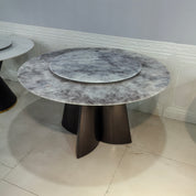 Dining Table Super Crystal Stainless Steel LKD114DTHX | LEUKHOME
