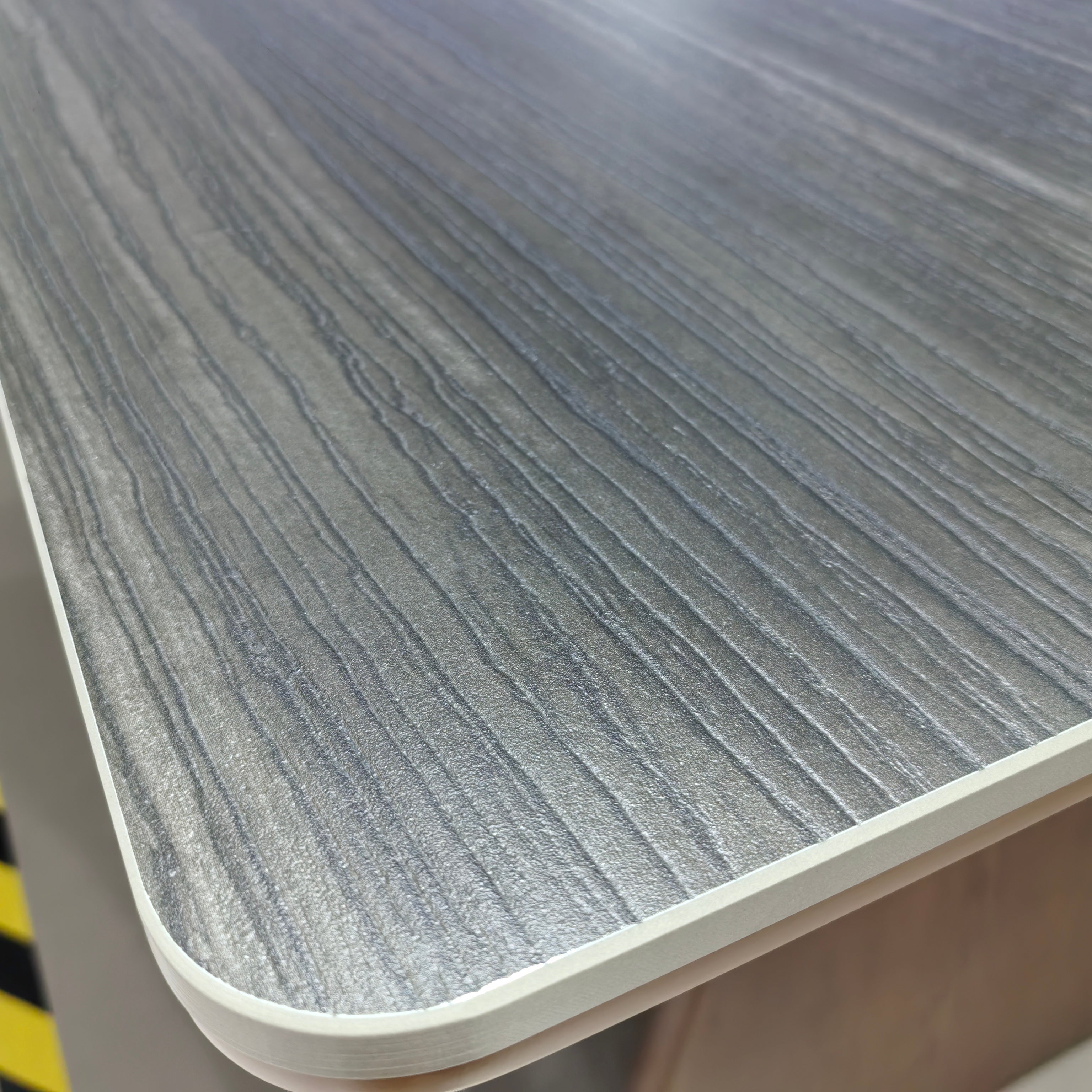 Dining Table Sintered Stone Wood Veneer LKD117DTSHYC | LEUKHOME