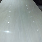 Dining Table Artificial Stone Wood Veneer LKD118DTSHYC | LEUKHOME