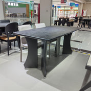 Dining Table Super Crystal Wood Veneer LKD120DTSHYC | LEUKHOME