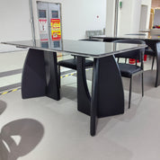 Dining Table Super Crystal Wood Veneer LKD119DTSHYC | LEUKHOME