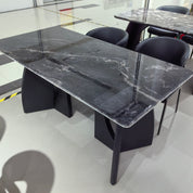 Dining Table Super Crystal Wood Veneer LKD119DTSHYC | LEUKHOME