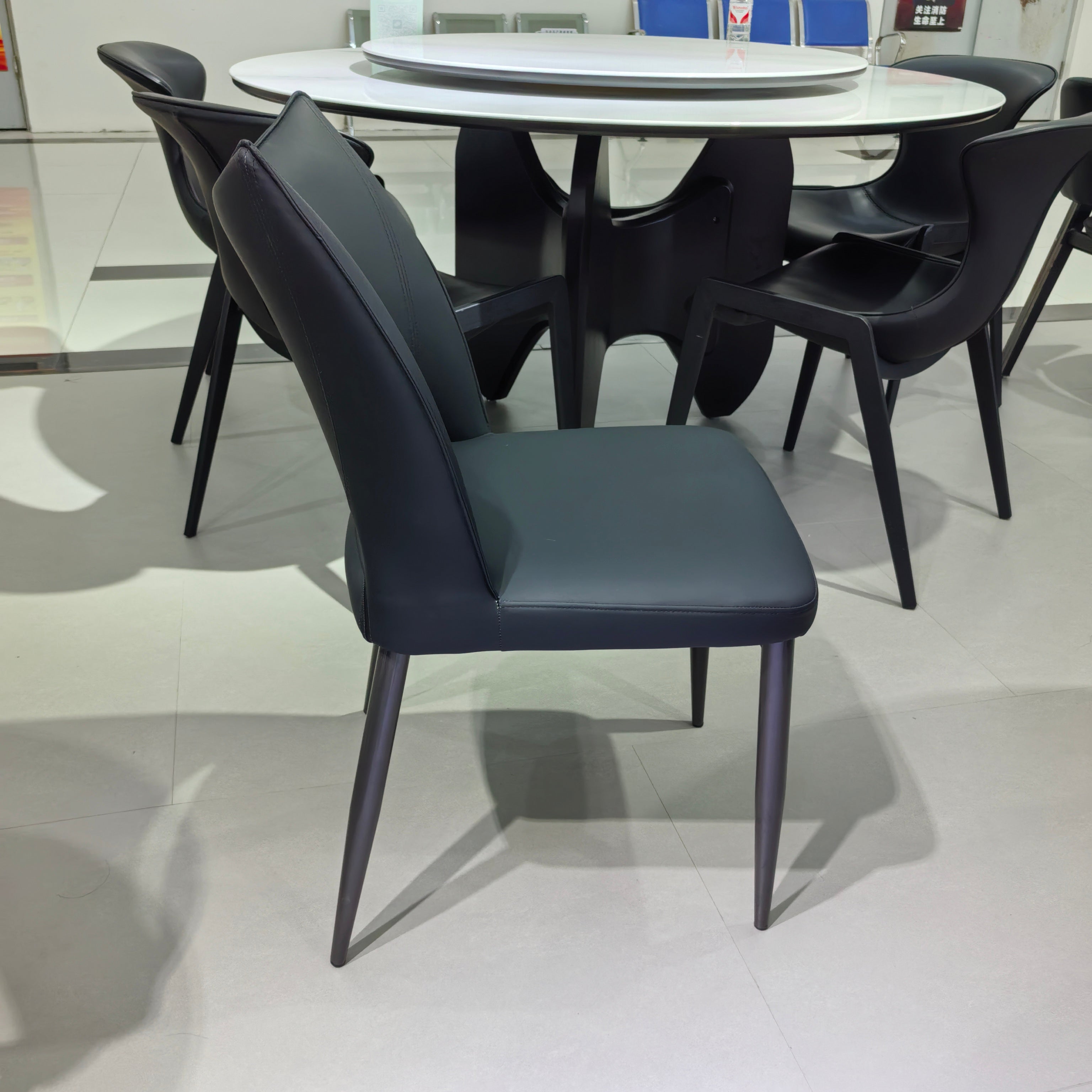 Dining Chair PU (2 Chairs) LKD125DCSHYC | LEUKHOME