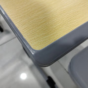 Double Desk and Chair, 1 Set (1 Table+2 Chairs) LKS101DKTSL | LEUKHOME（LK25112101）