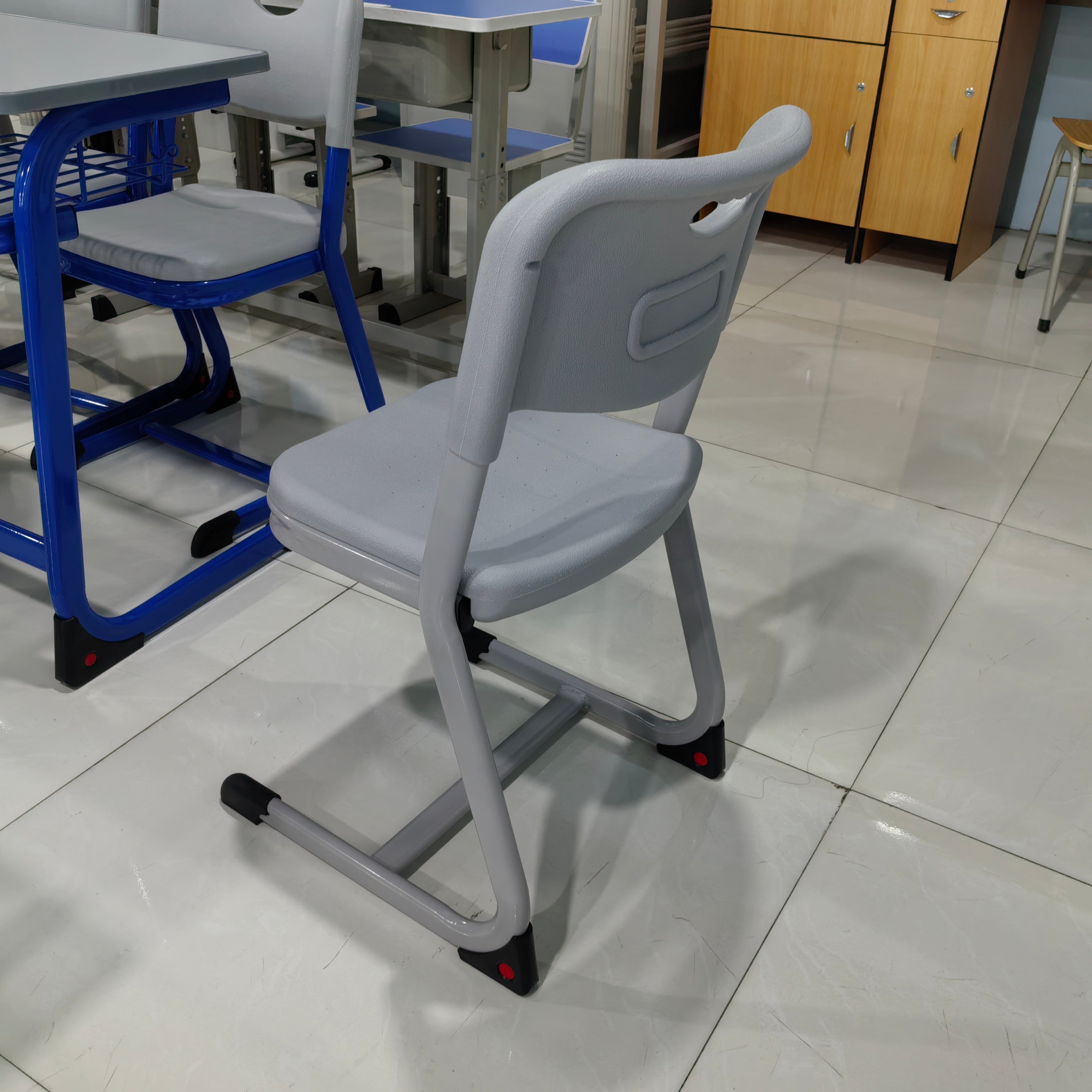 Double Desk and Chair, 1 Set (1 Table+2 Chairs) LKS101DKTSL | LEUKHOME（LK25112101）